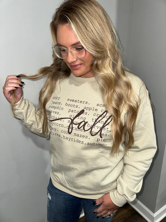 Fall Is In The Air Crewneck