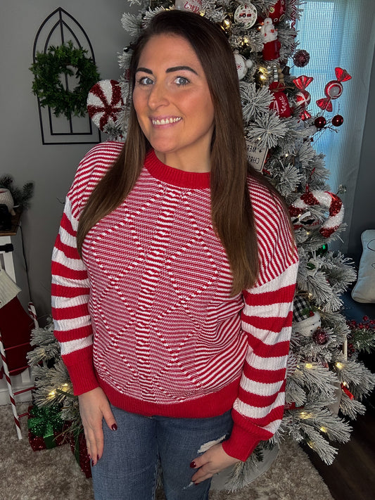 Candy Cane Lane Sweater